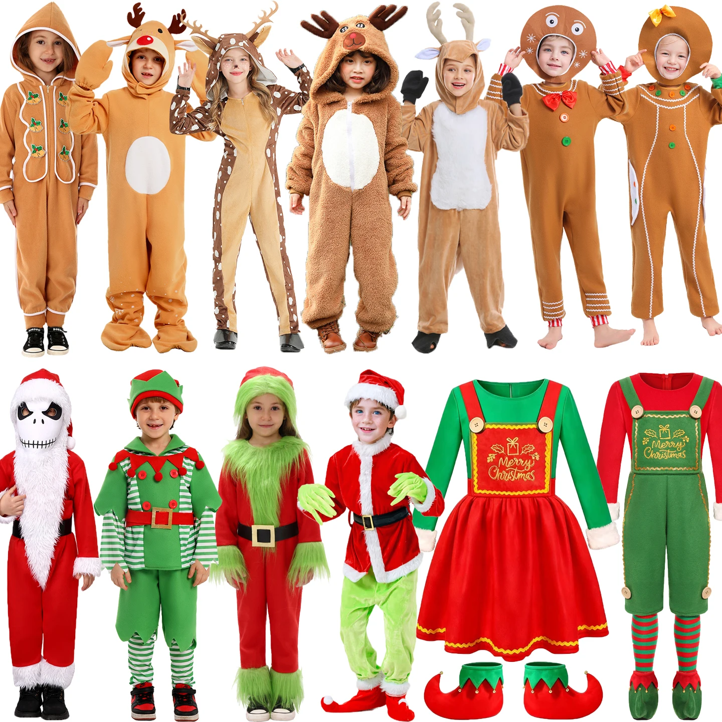 Новогодний/Хэллоуинский костюм – обзор и цена Elf Costume Christmas