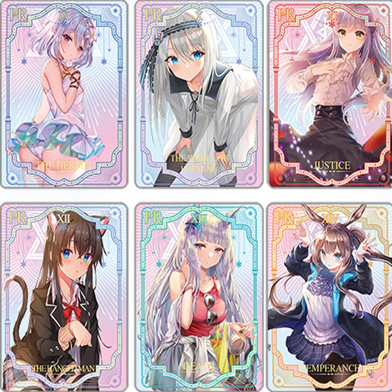 Tarjetas de colección de diosa Story para niños, regalo de cumpleaños, tarjetas de juego, juguetes de mesa para la familia, navidad