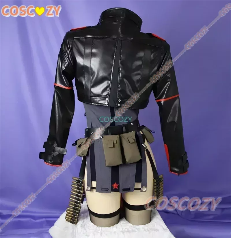 Traje de Cosplay de diosa de la victoria Rapi para mujer, traje de pistola de Anime Rapi, peluca negra, accesorios de fiesta de Halloween, juego NIKKE