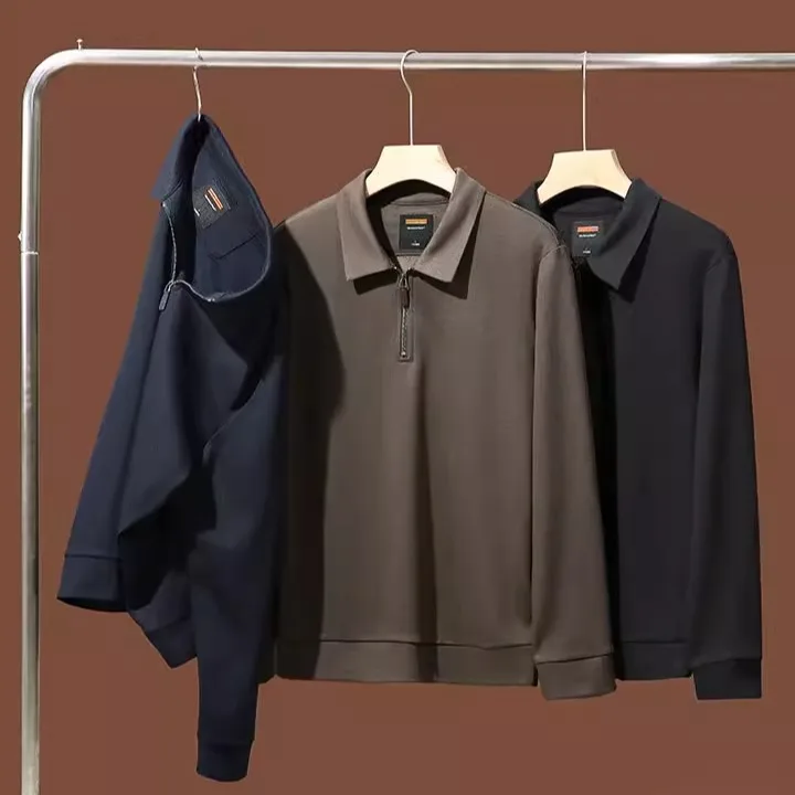 

Мужская удлиненная шерстяная кофта на молнии, теплая, повседневная, комфортная, дышащая, для осени и зимы