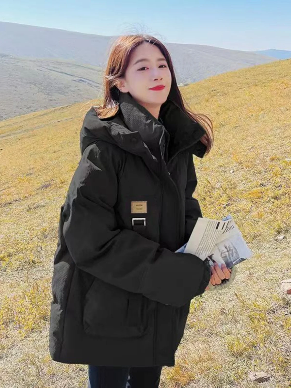 

2026 New plus Size Thiened Loose Outerwear down Cotton Jaet Winter ort Bread Cotton Coat Women's Faion Cotton Clothes