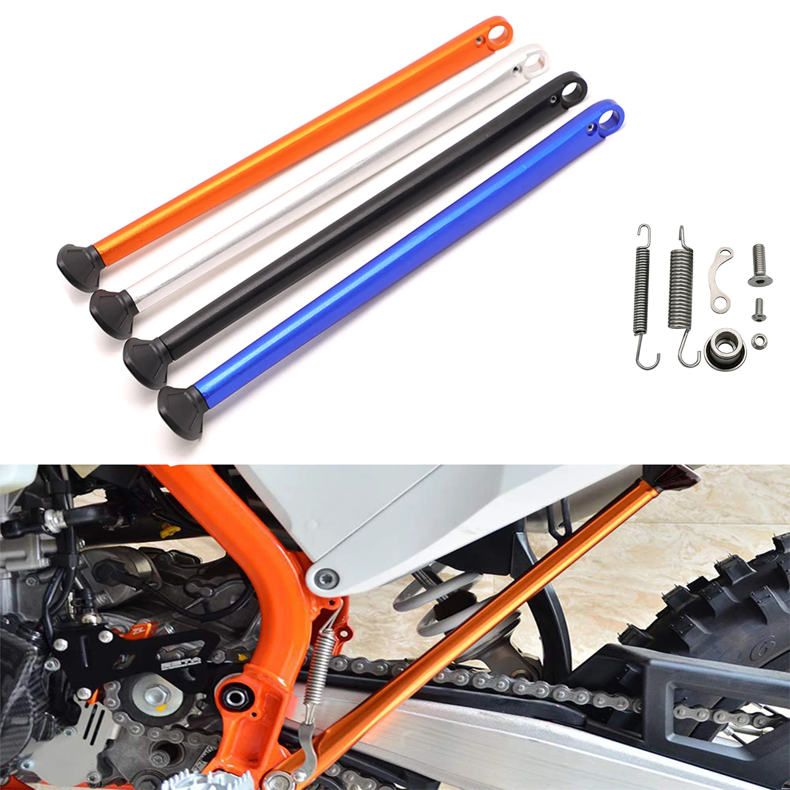 

Aluminum Kickstand Side Stand Kickstand Spring For KTM EXC250 EXC450 SXF250 SXF450 EXC EXCF XC XCF XCW XCFW SX SXF 2008-2016