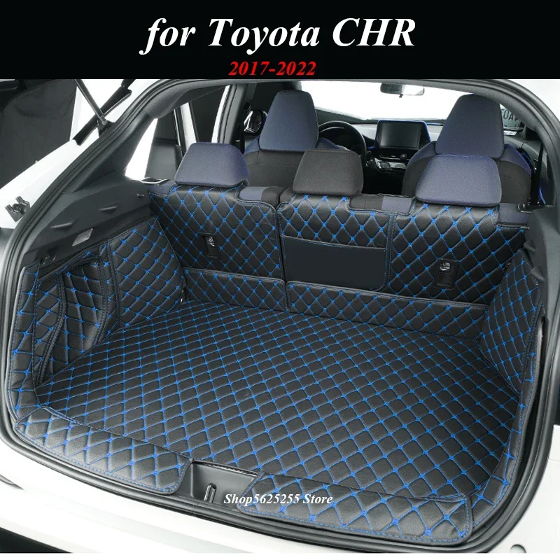 

Leather Trunk Mat for Toyota CHR CH R 2022 2021 2020 2019 2018 2017 Cargo Liner Boot Cover Pat Waterproof Full Encirclement