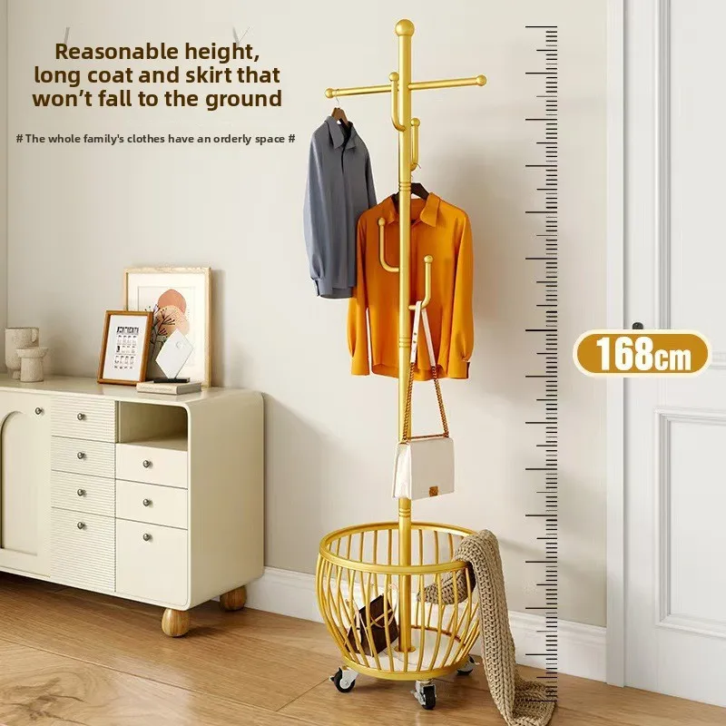 

Simple household removable coat rack, vertical bedroom bedside storage rack
