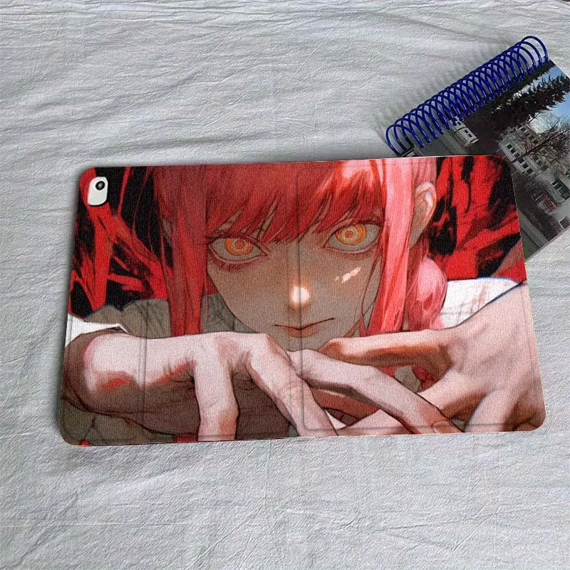 Chainsaw Man Anime Makima For iPad Pro Air Mini 1 2 3 4 5 6 7 7th 8th 9th 10th 11th 10.2 9.7 10.5 10.9 11 12.9 Tablet Case
