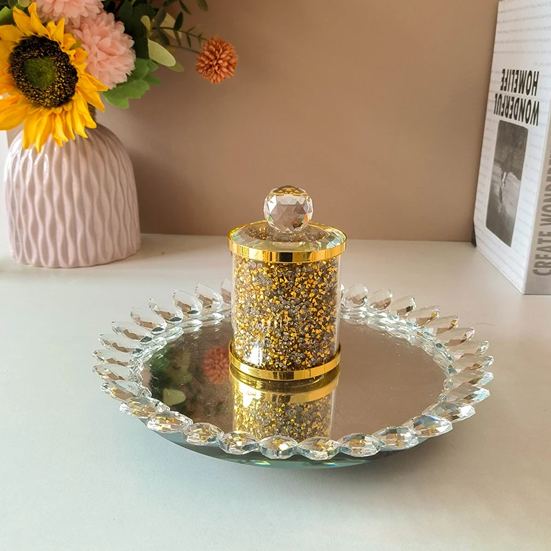 مبخرة كريستالية 5 في 1 في المملكة العربية السعودية مع مشبك بخور طبق فاكهة زجاجي عالي الجودة لزينة ديكور المنزل #5