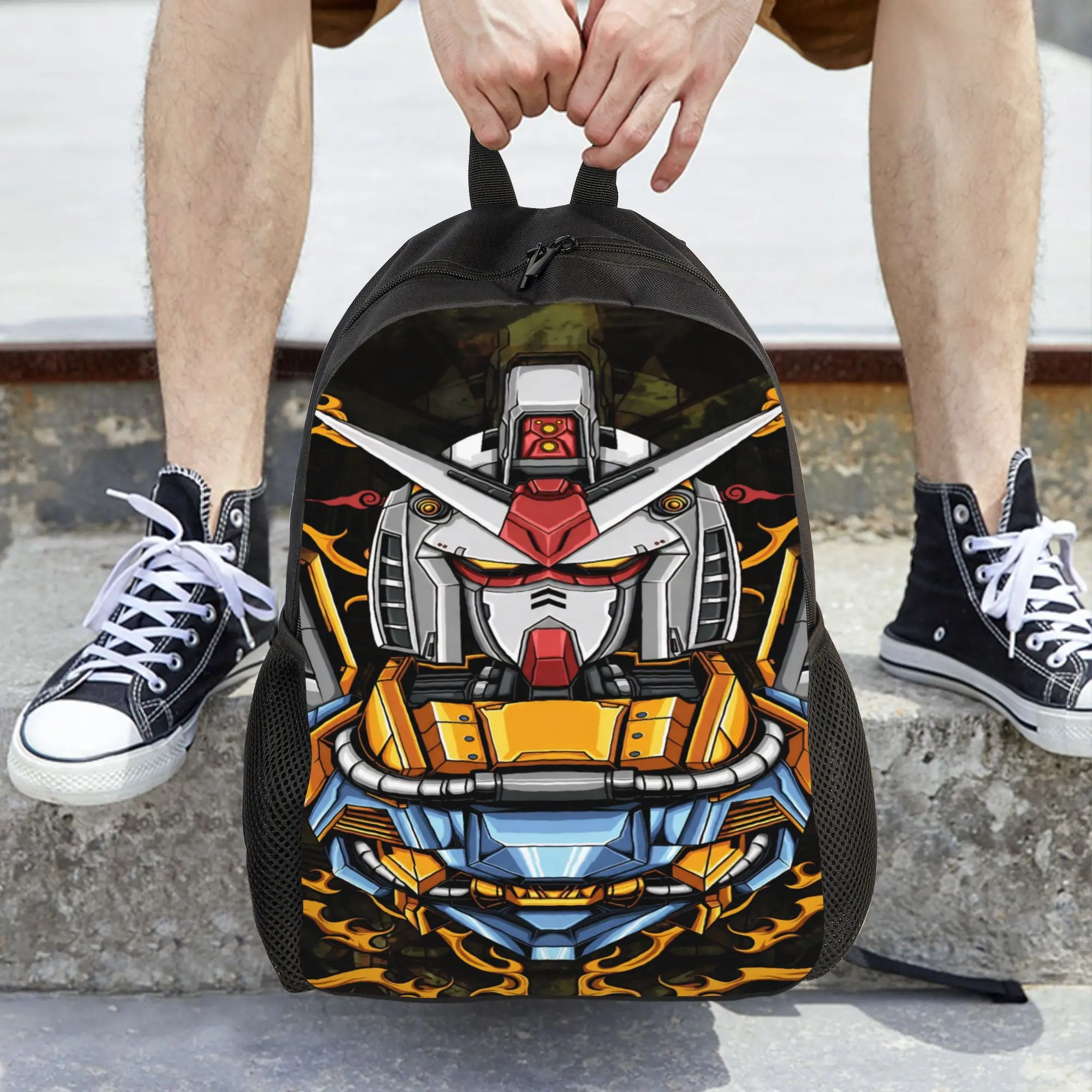 mobile suit gundams Backpack for Girls Boys Boys Girls Lightweight  Backpacks Bag for Toddlers Daycare