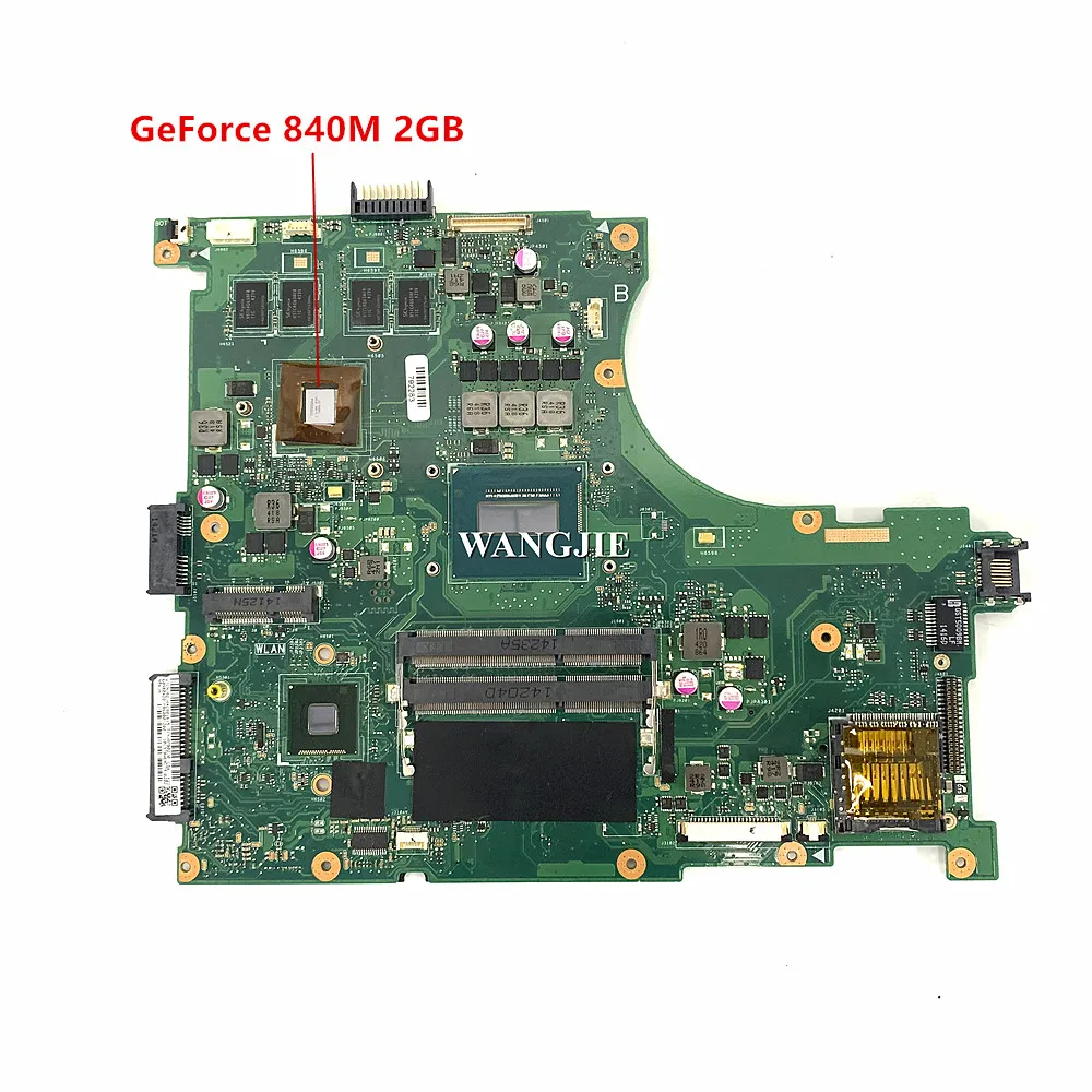 

N56JK MAINboard For ASUS N56JN N56J G56J G56JK Laptop Motherboard I7-4710HQ GTX850M Video Card 100% Working