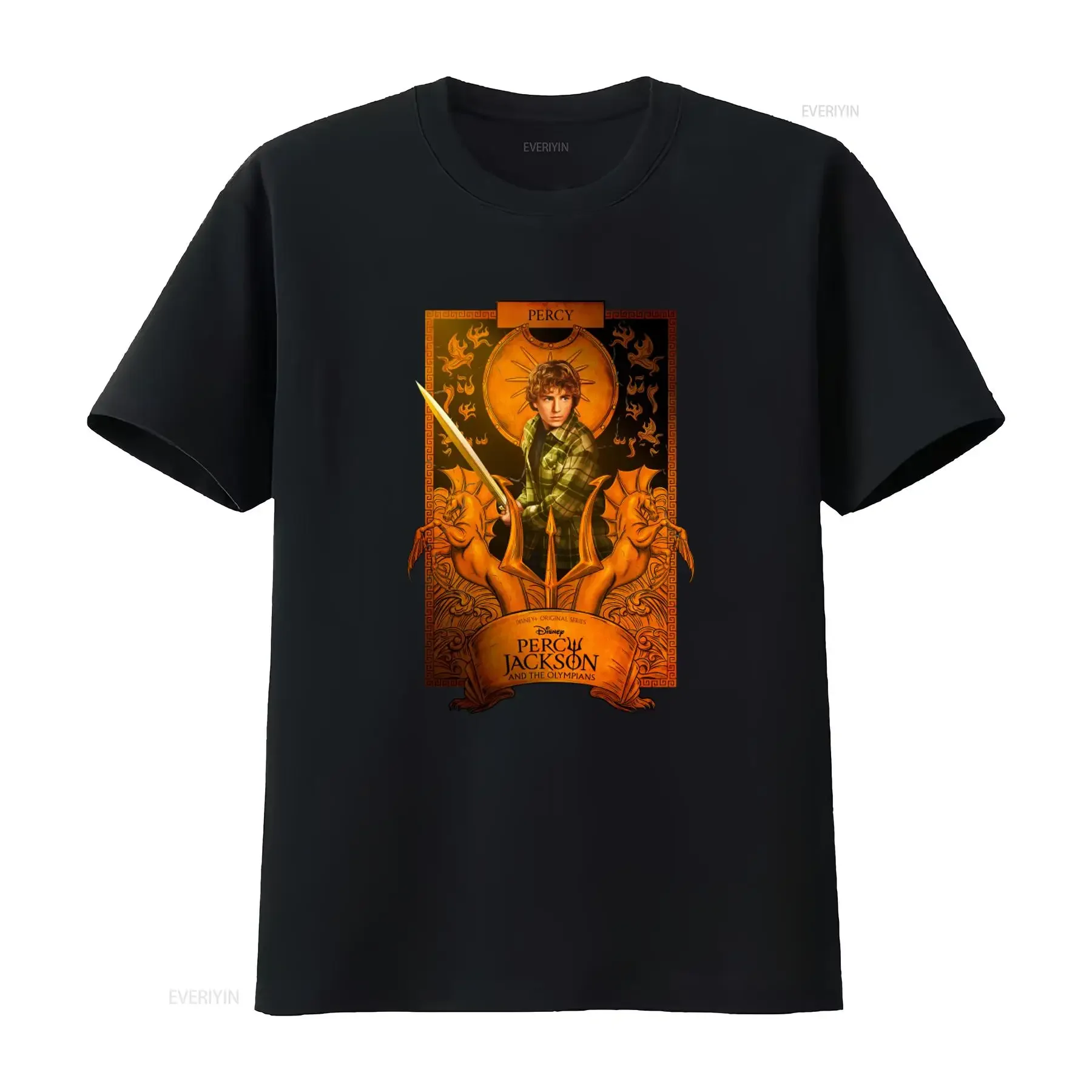 Vintage Percy Jackson Cast T Shirt Camp Half Blood Retro Walker Scobell 2023 Tv Series  vintage Washed graphic Breathable