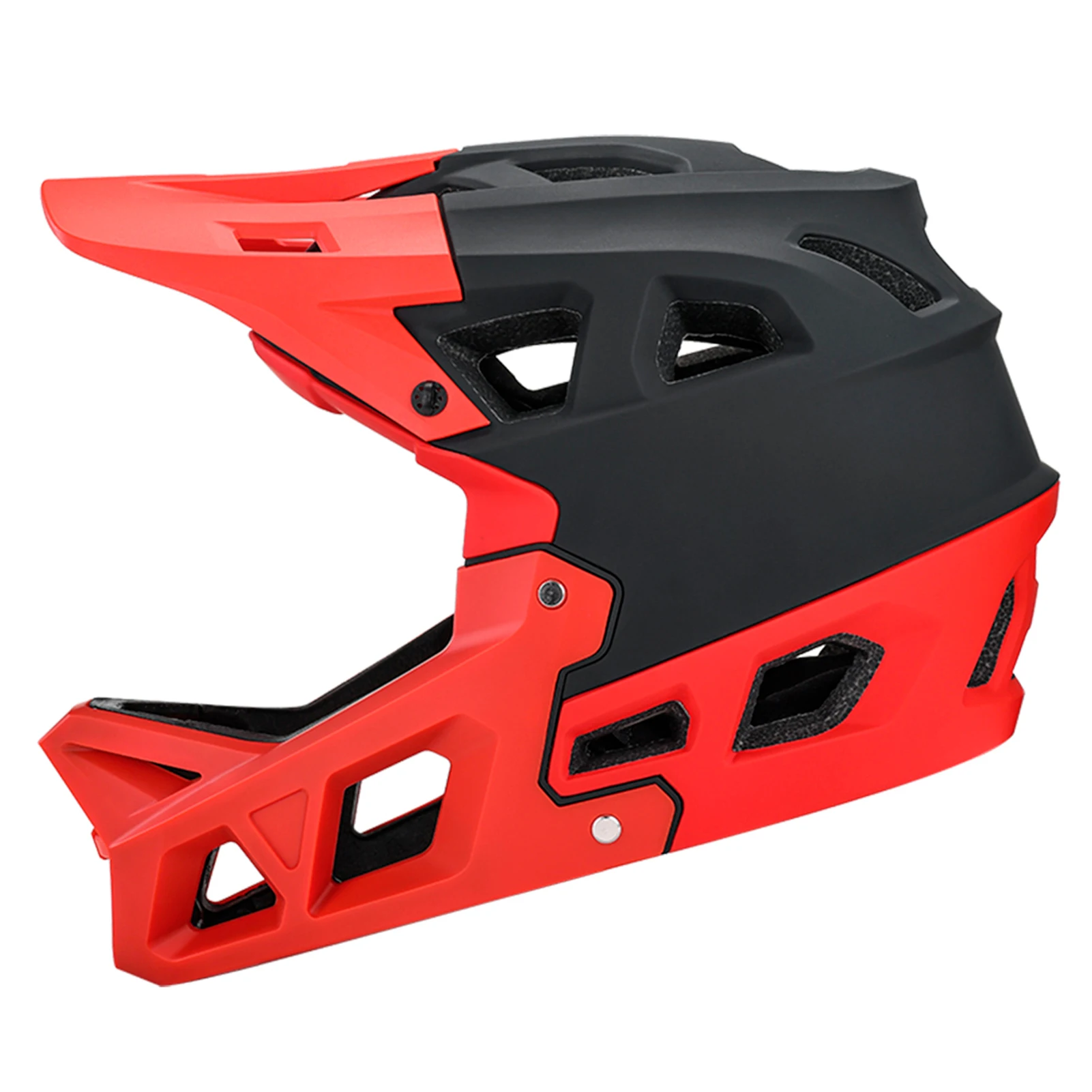 Full Face Mountainbike Helm Volwassen Racing Downhill MTB Helm voor Mannen/Vrouwen Volwassen Mountainbike Helm met Vizier Meer dan 31 Vent