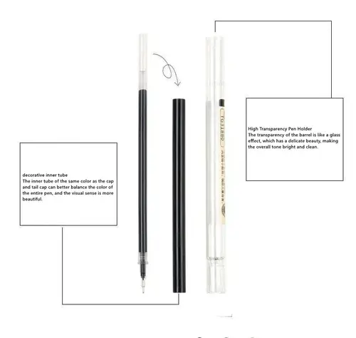 54Pcs/Set Japan Fine Point Pen 0.35mm Black Blue Red Ink Gel Pen Ballpoint Pen School Office Student Writing Stationery Supply - Image 5