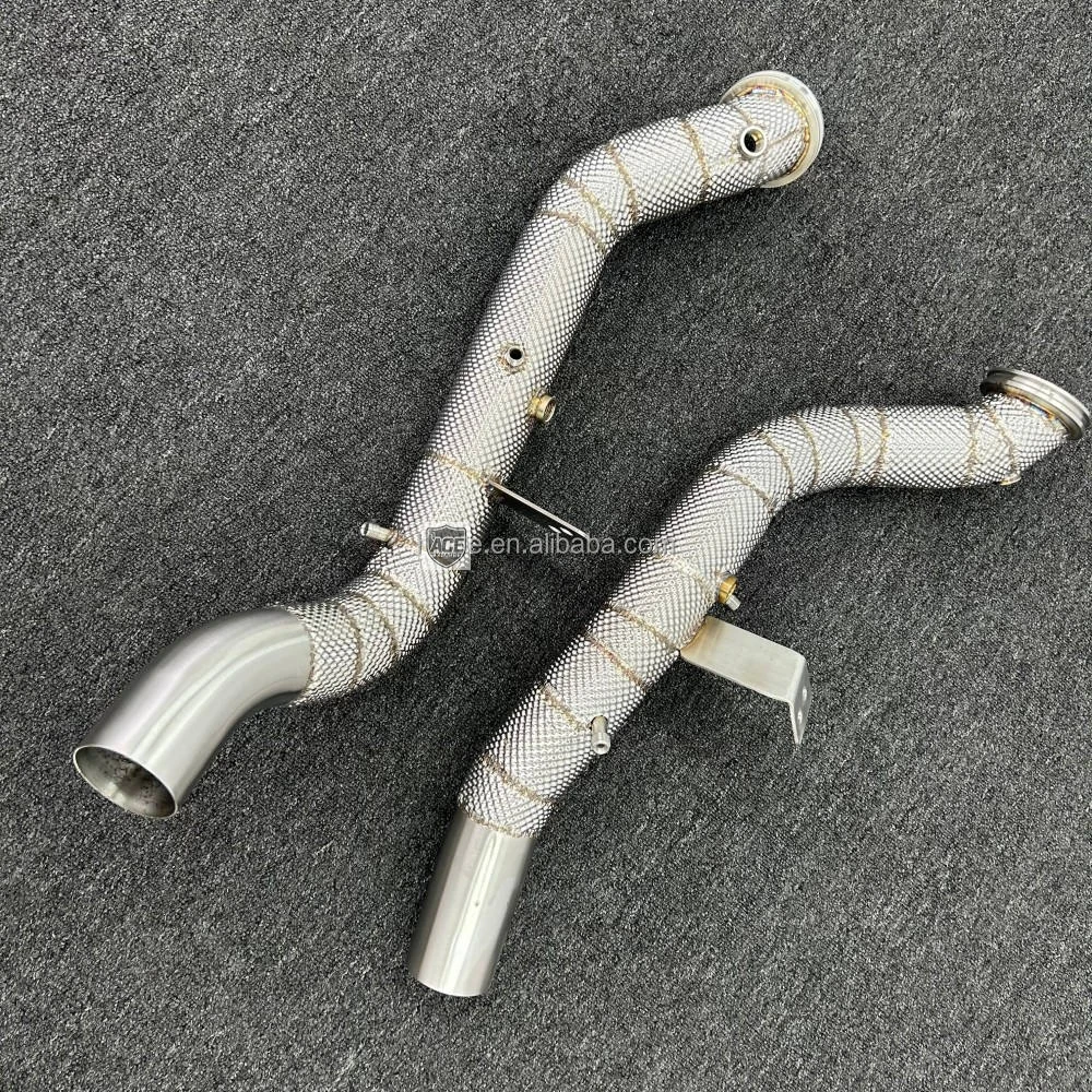 ACE Performance Hochleistungs-Downpipe für Maserati Quattroporte SQ4 3.0L V6 Turbo Sport Downpipe-Auspuffanlage Edelstahl 304 – Detail 4