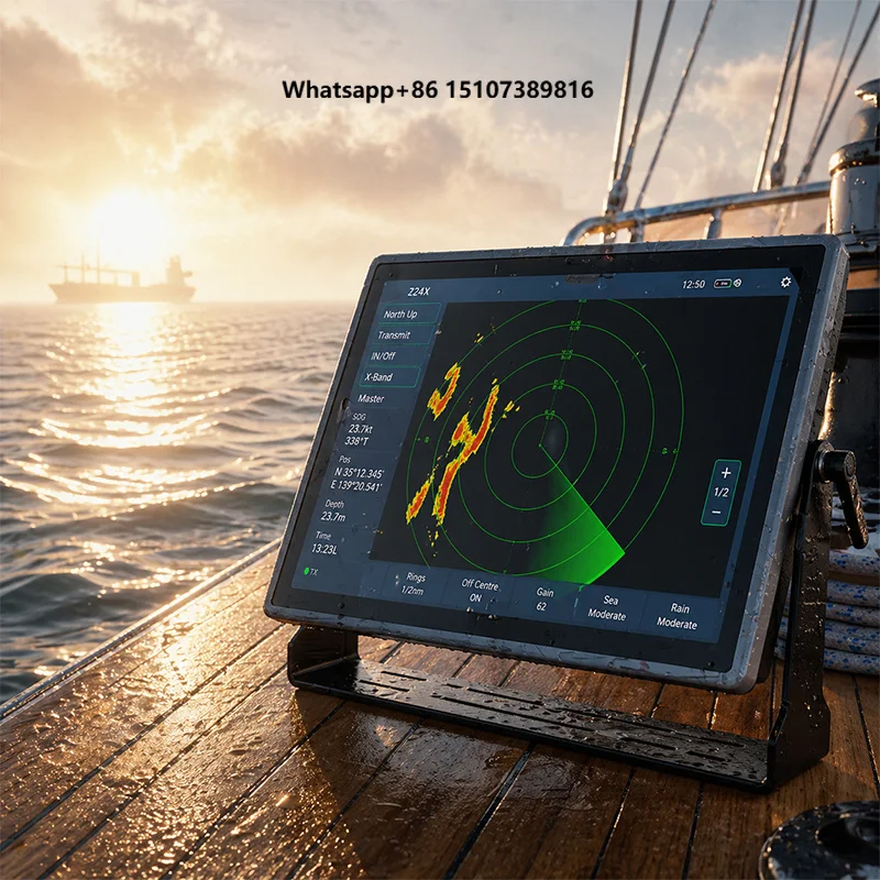 15.6 21.5 Inch 1000-1500Nits Sunlight Readable Polarized Light IP67 Waterproof Industrial Grade Boat Marine Touch Screen