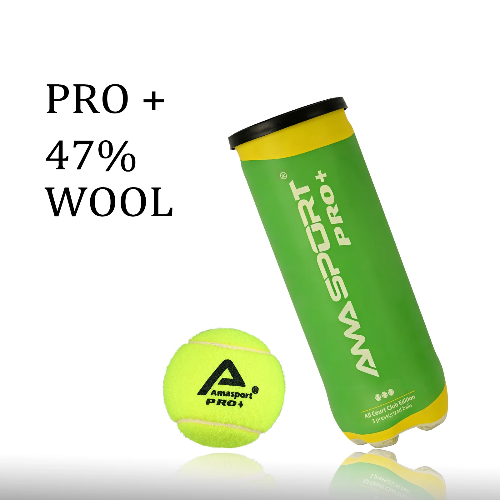 AMASPORT Pressurized Paddle Balls Designed for Tournament Events Premium Wool Woven for Durability Tennis Ball Accessories