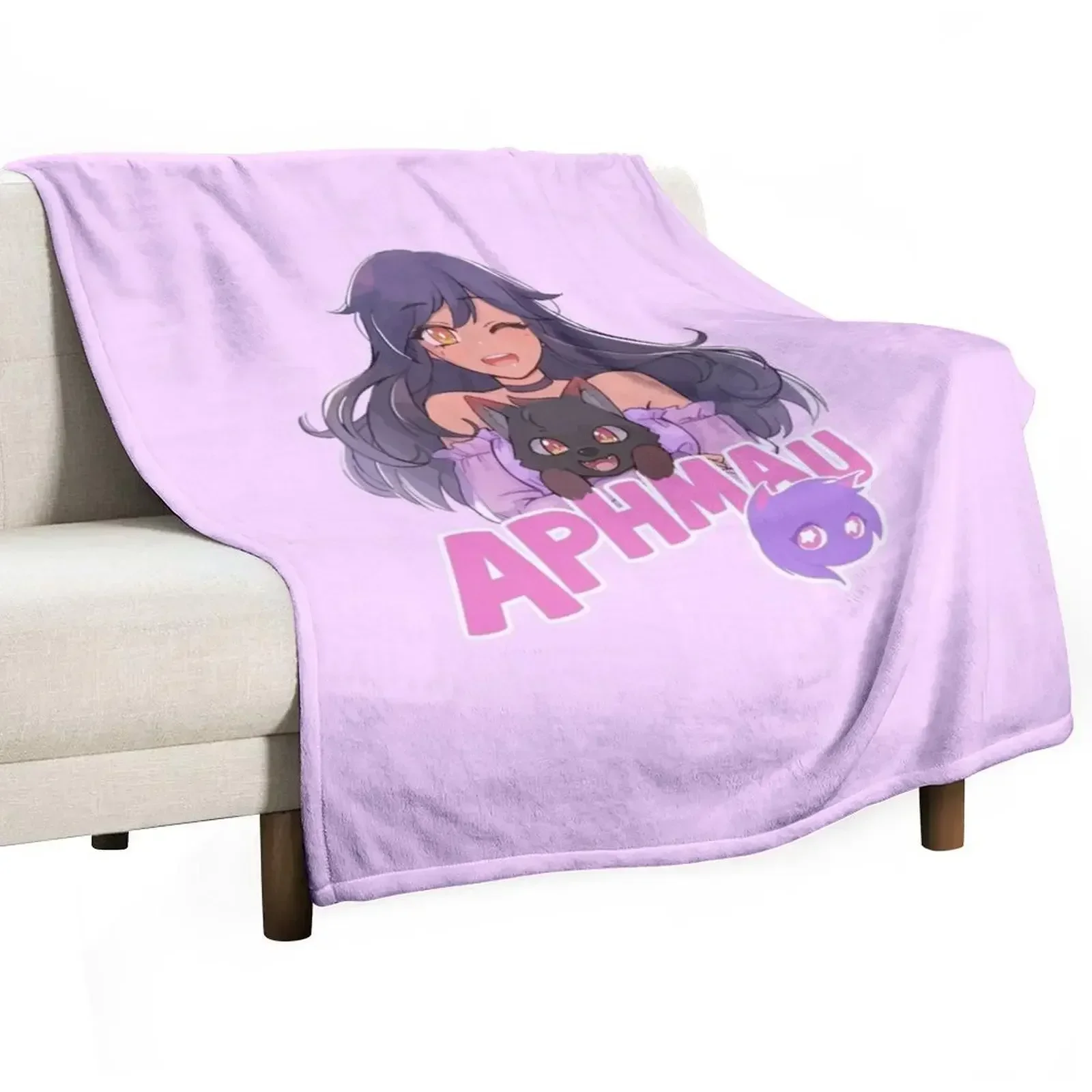 Aphmau purple wolf Throw Blanket Extra Large Throw Tourist Blankets