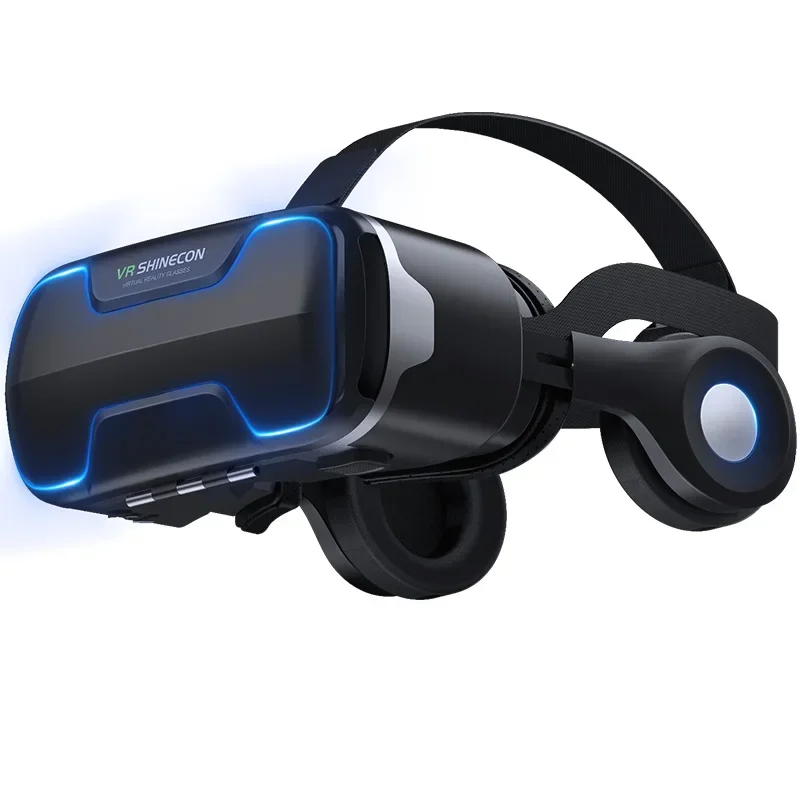 2024 G02ED VR shinecon 8.0 표준 에디션 및 헤드셋 버전, 가상 현실 3D VR 안경, 헤드셋 헬멧 옵션 컨트롤