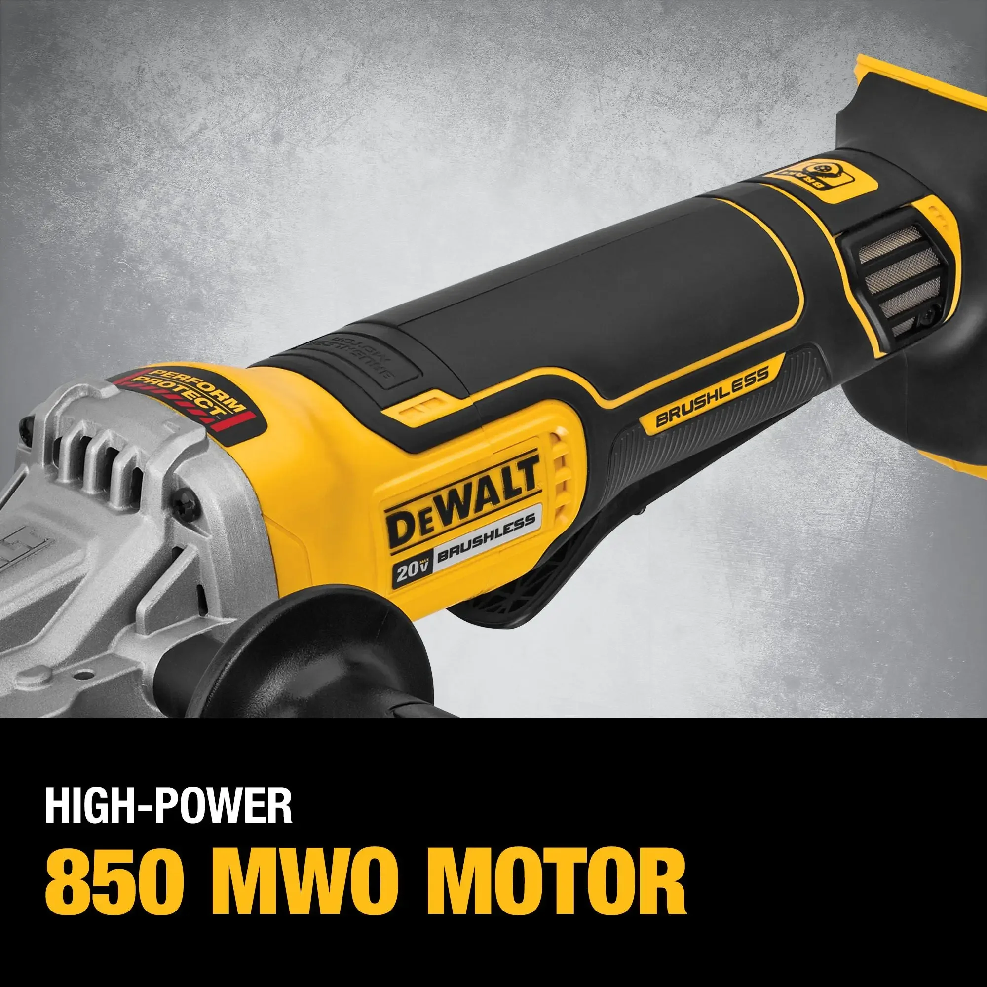 DEWALT DCG413FB Brushless Cordless Paddle Switch 125MM(5 in.) Angle Grinder 20V Lithium Power Tools Bare Tool