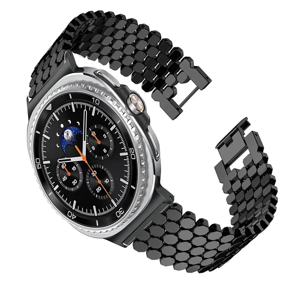 Hochwertiges Edelstahl-Armband für Samsung Galaxy Watch 9/8/8 Classic 46mm 40 44mm Metall-Uhrenarmband für Samsung Ultra 2/2025 – Detail 4