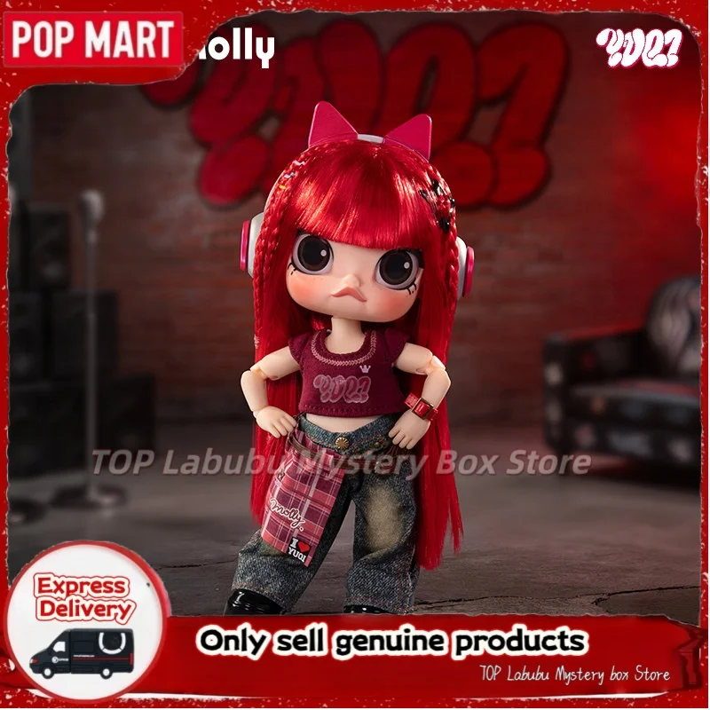 HOT Original POP MART Molly × Yuqi Series 1/8 Series Action Figure