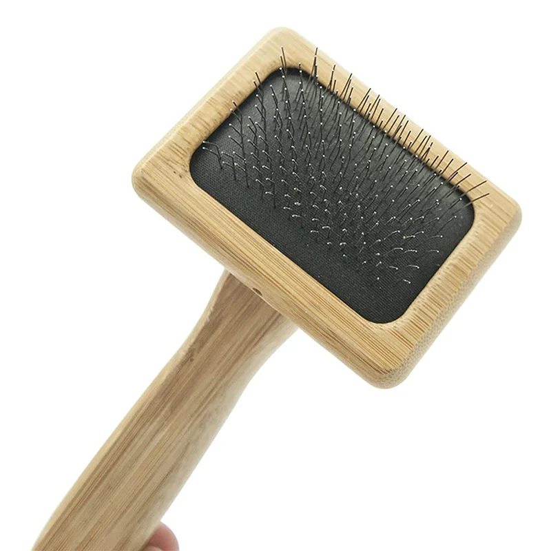 

3X Tapestry Weaving Comb Macrame Slicker Brush Cotton Rope Open Knot Comb Knitting Accessories DIY Braided