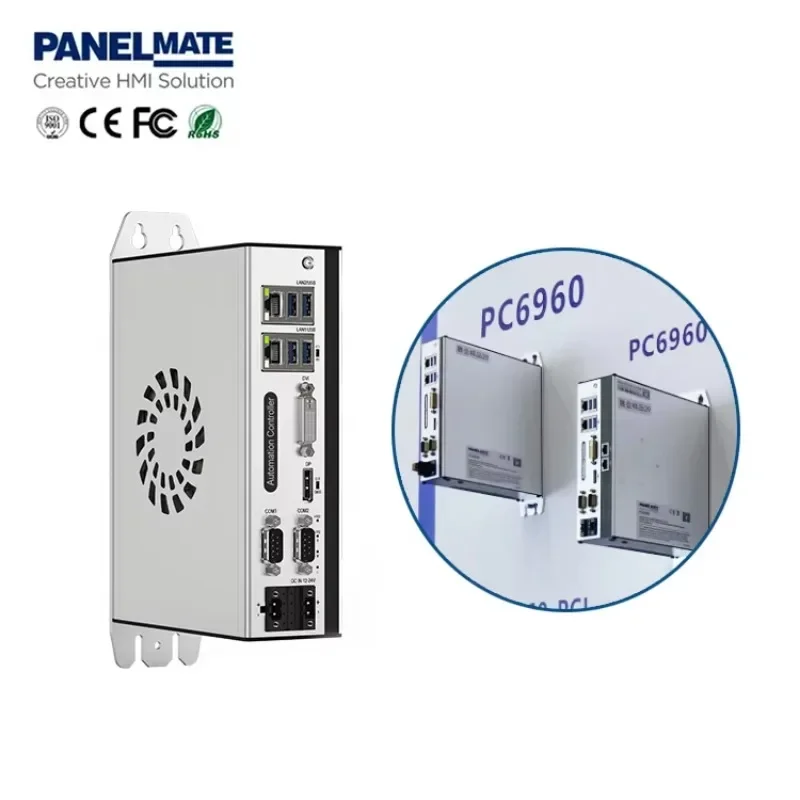 2026 Compact Industrial PCs Mini Box PC Core I3 Ethercat Industrial Codesys Industrial Computer wall mounted packet-size box