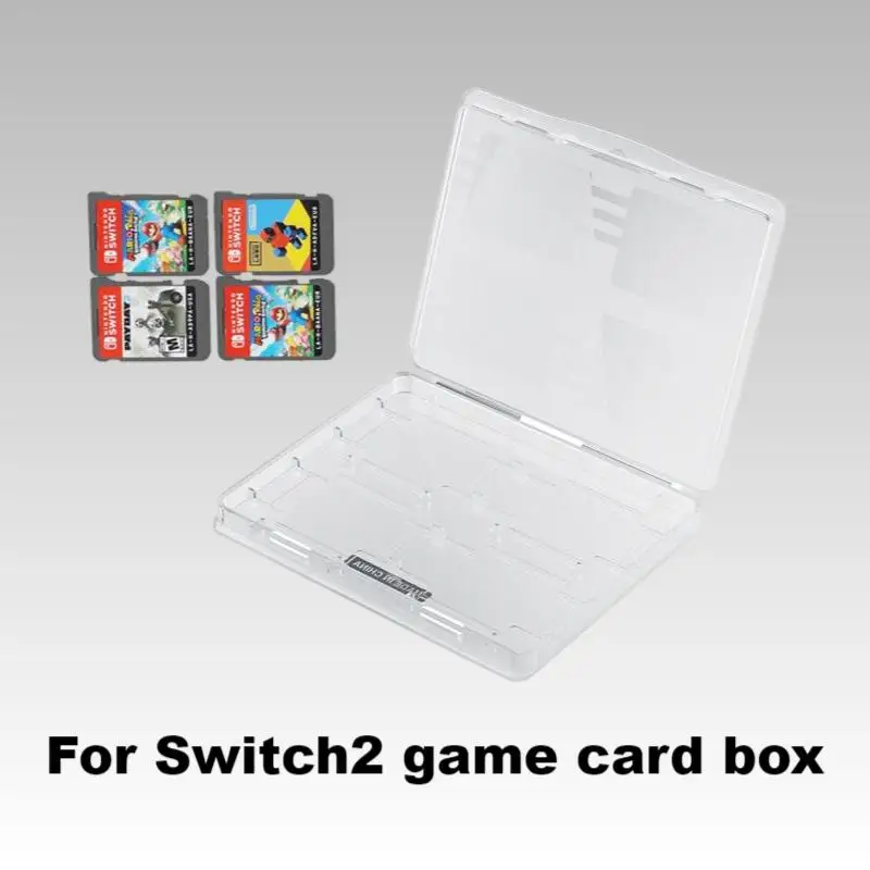 Für Switch 2 Spielkarten-Aufbewahrungsbox NS2 ABS Spielkarten-Staubschutzbox Tragbare Aufbewahrungsbox