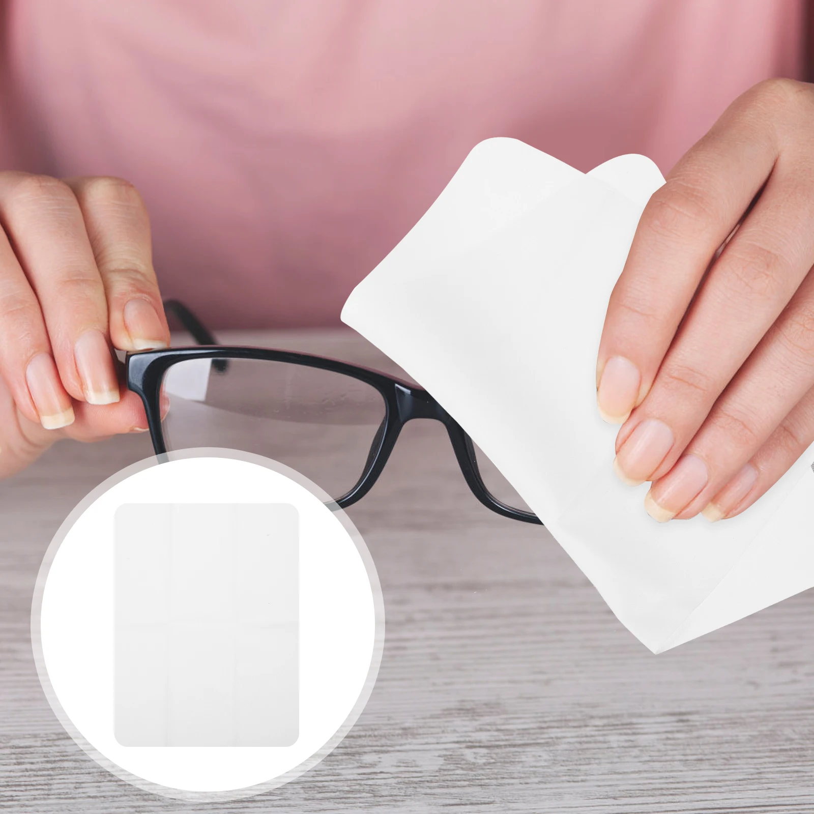 

8pcs Eyeglass Cleaning Cloth Scratch-Free Reusable Microfiber Cloth For Camera Lens Screen Glasses Fast Drying Lightweight