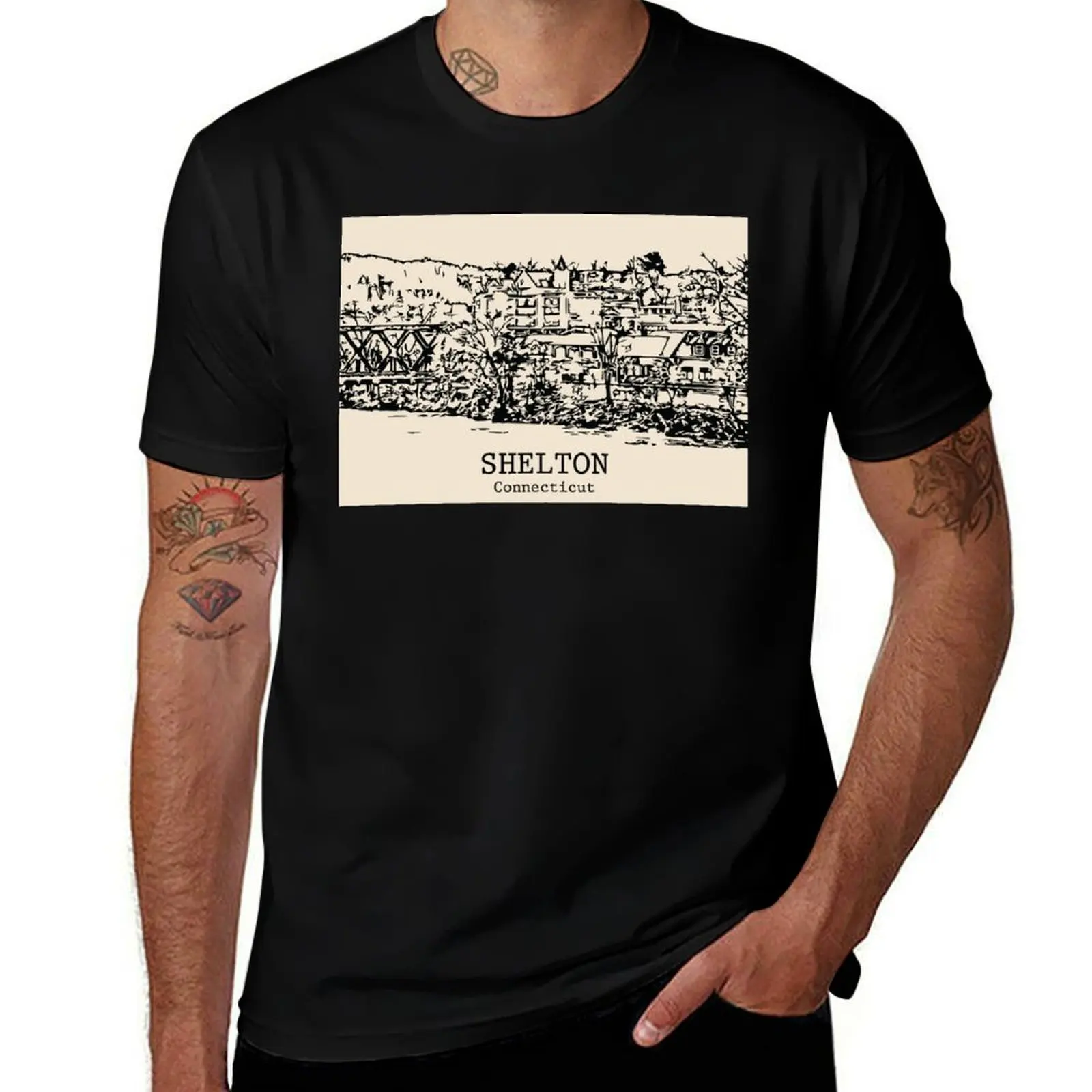 

Shelton - Connecticut T-Shirt tees vintage graphics customs cotton t shirt men