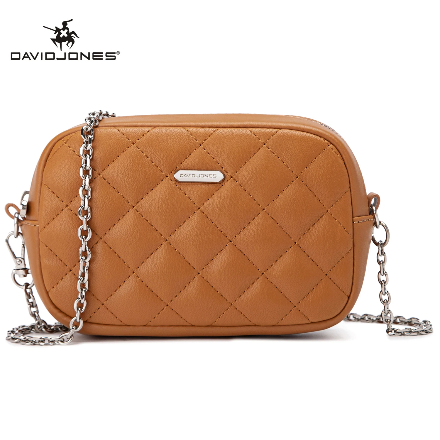 David Jones Crossbody Bag for Women 2023 Luxury Designer HandBags Fashion Female Shoulder Bag PU Leather Ladies Evening Clutch