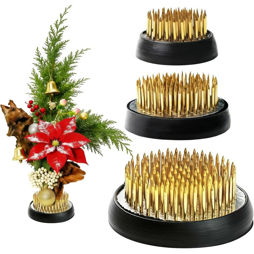 

Японские кензаны для икебаны с резиновым основанием, набор из 3 штук разного размера (1.3, 1.57, 1.97)