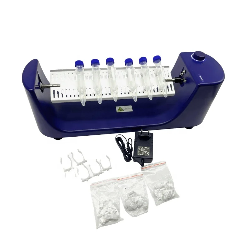 MX-RL-E Laboratory Rotator Shaker Adjustable Speed 0-80rpm Blood Sample DNA Extraction Protein Purification Rotating Mixer