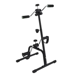 Indoor Mini Fitness Exercise Bike Treadmill Vertical Rehabilitation Bicycle Handrail Cycling Stepper Leg Pedal Trainer