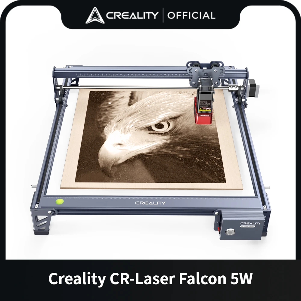 

Creality 5W CR-Laser Falcon Engraver with 5W Laser Module Quick Focusing Stable Structure & Engraving Laser Engraving Machine 5W