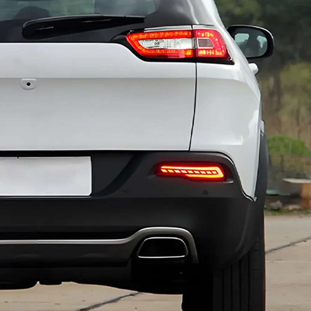 

For Jeep Grand Cherokee 2014-2018 Car Taillights Assembly Upgrade Led Assembly Startup Effect Auto Back Lamps Accessories