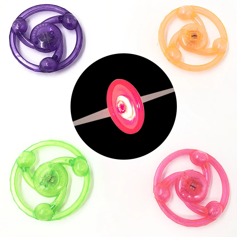 

Pinata 100pcs/lot Led Glowing Hand Pull Whistle Flywheel Kids Toy Party Supplies Plastic Flashing Light Funny Rope Flying Gift