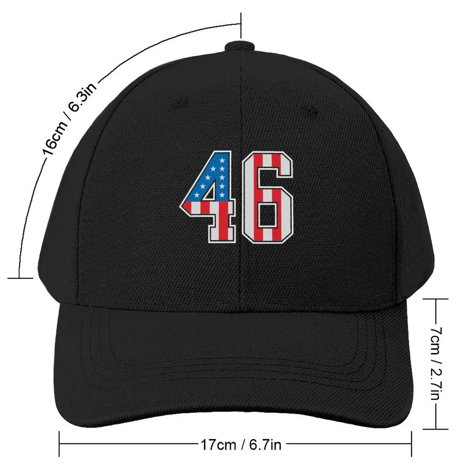 46 American Classy Numbers forty-six United States Flag Baseball Cap Luxury Brand Vintage Hat Man Luxury Men Hats Women's