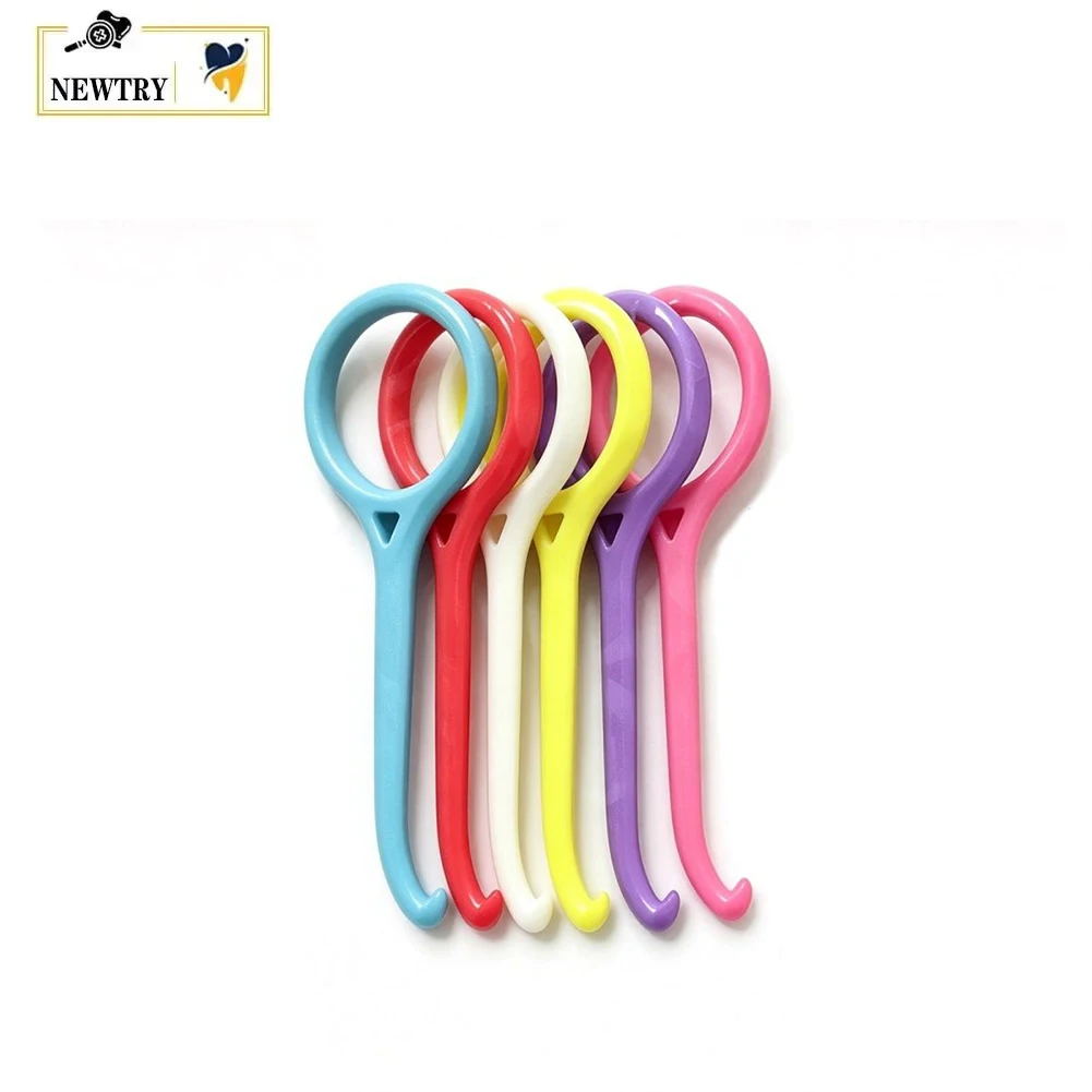 Wholesale 100/200Pcs Orthodontic Aligner Remover Bulk Individual Packing Dental Invisible Brace Extractor Aligner Removal Hook