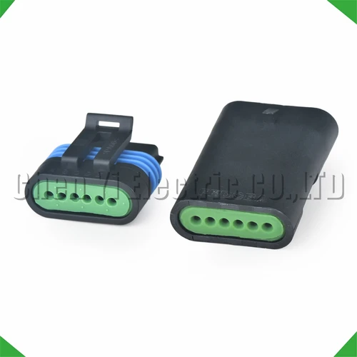 Imagen 2 del producto Conectores automotrices de 6 pines, pedal de acelerador, enchufe de arnés de cables 12066317 12162261 para Cummins SINOTRUK