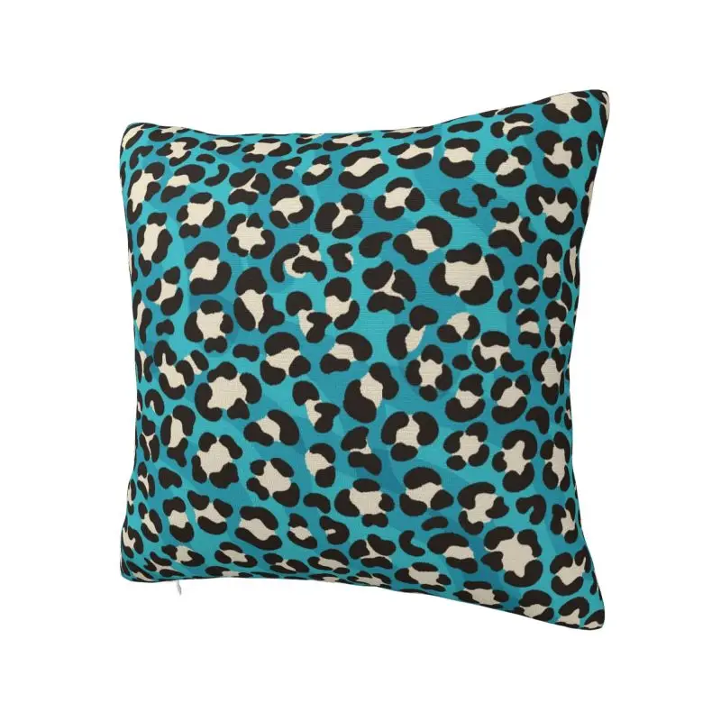 Colofrul Rainbow Leopard Throw Pillow Case Bedroom Decoration Fashion Cushions Cover For Sofa Car Square Polyester Pillowcase