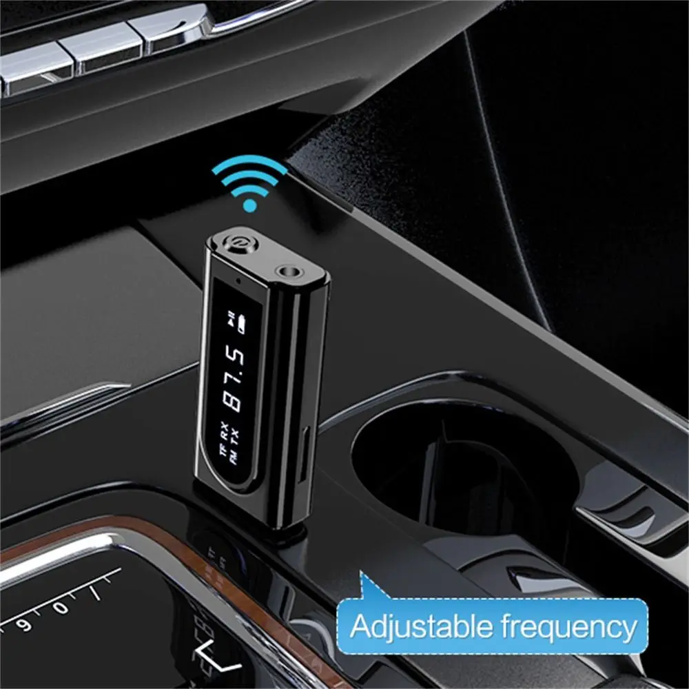 For TF Card MP3 Player Wireless Adapter Bluetooth Receiver Bluetooth 5.0 Adapter FM Transmitter Receiver Bluetooth Transmitter
