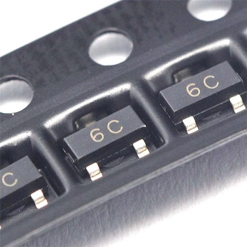 

BC817 NPN SMD Transistor SOT-23 45V/0.5A BC817-16 6A BC817-25 6B BC817-40 6C SOT23 New Original