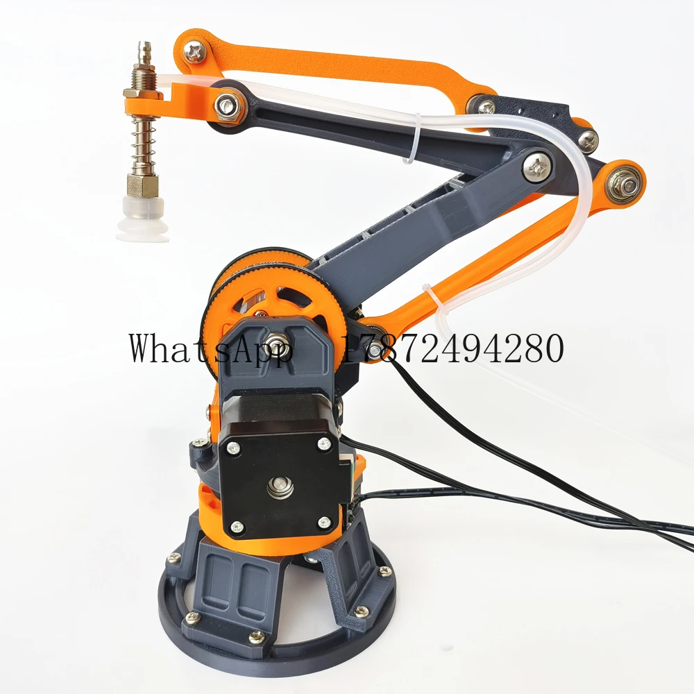 Desktop Mechanical Arm Aluminum Alloy Robot With Control Belt Limit With Suction Cup Machine Hand Play 3D Printing Stepper Motor