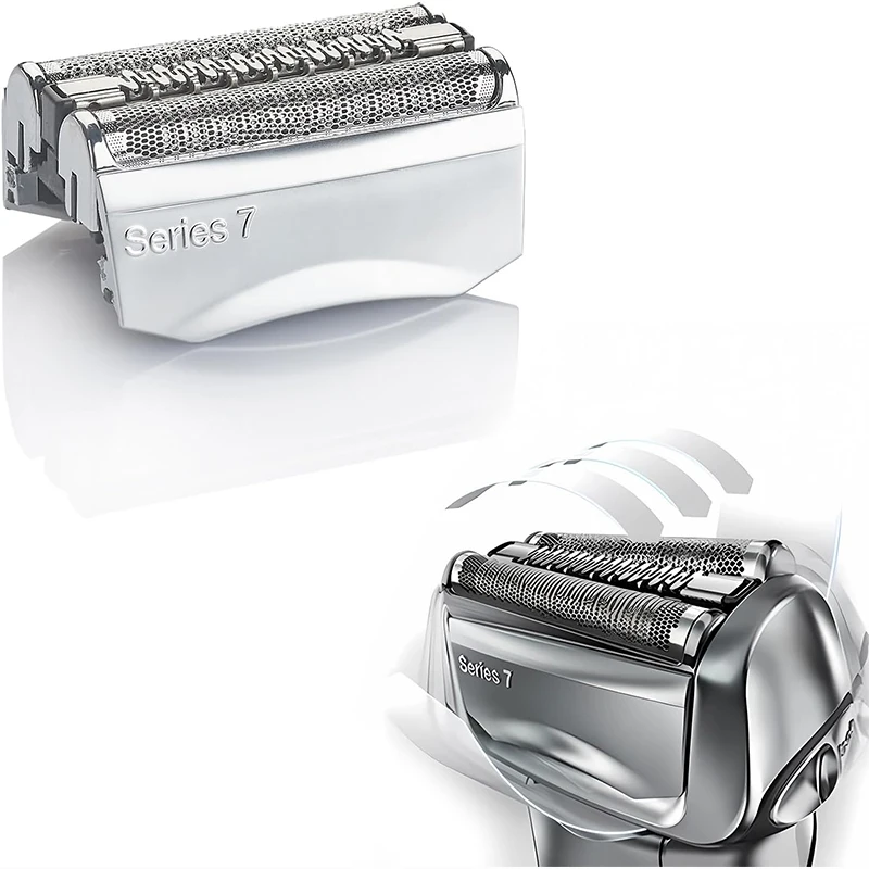 Electric Beard Shaving Replacement for Braun Razor Blade Series 7 70S 790cc 720 720s 740 Foil Shaver Head Cutter Head Mesh Cover