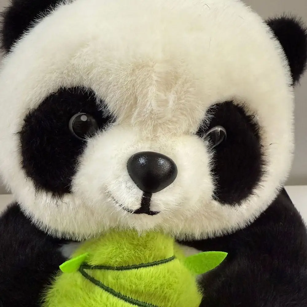 Gifts Soft Panda Backpack Cartoon with Bamboo Shoot Cartoon Animal Backpack Cute Adjustable Backpack for
