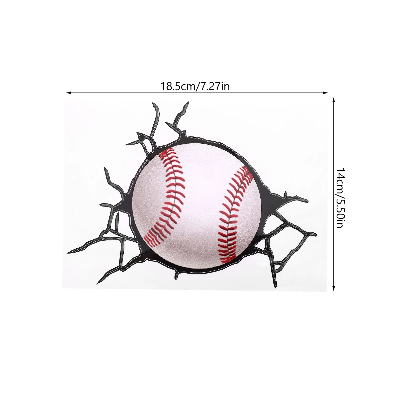 3 Sheets 3d Cartoon Baseball Sticker Wallpaper Stickers Decal Bedroom Self-adhesive Decorate Basketball Fitness Living The Pet