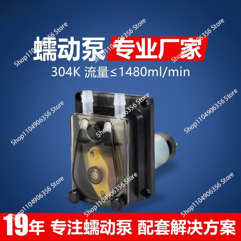 

for 304K Large Flow Peristaltic Pump Self-priming Constant Flow Liquid Metering Pump for Lab Filling