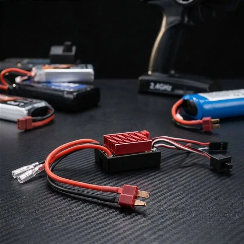 WOTT-550 11T Waterproof Brushed Motor 320A High Voltage ESC T Plug Set For 1/10 RC Crawler SCX10 D90 Traxxas Axial Tamiya