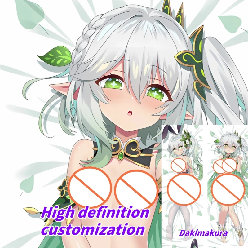 

Dakimakura Anime Genshin Impact Nahida Double-sided Print Of Life-size Body Pillowcase Gifts Can be Customized