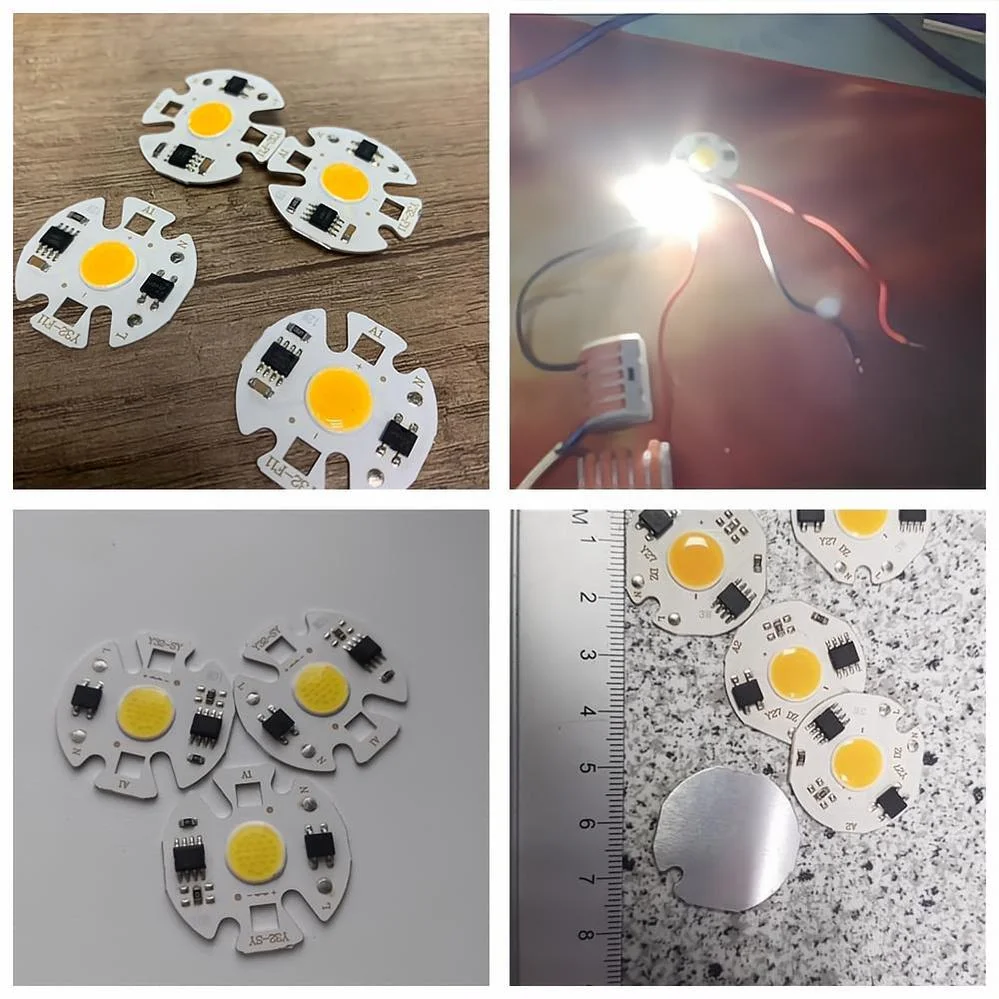 Chip LED COB IC inteligente, lámpara de 6 piezas, 3W, 5W, 7W, 9W, 220V, Y32, para bricolaje, no necesita transformador de iluminación