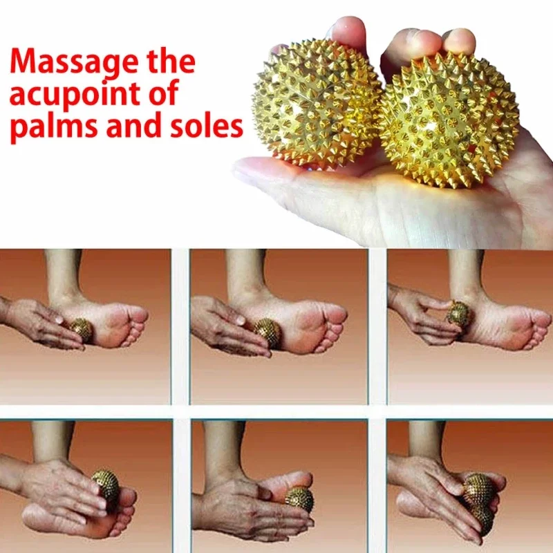 Hand Foot Massage Ball Acupuncture Ball Health Care Body Massager Relax Hand Massage for Lose Weight Stress Release Tools